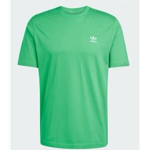 Mens S ADIDAS ORIGINALS logo ESSENTIALS TREFOIL TEE SHIRT GREEN JN0235 small NEW